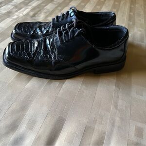 Elegant Black Men's Dress Shoes‎ by Hunters Bay Size 9.5